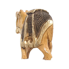 Hand Painted Wooden Camel Statue