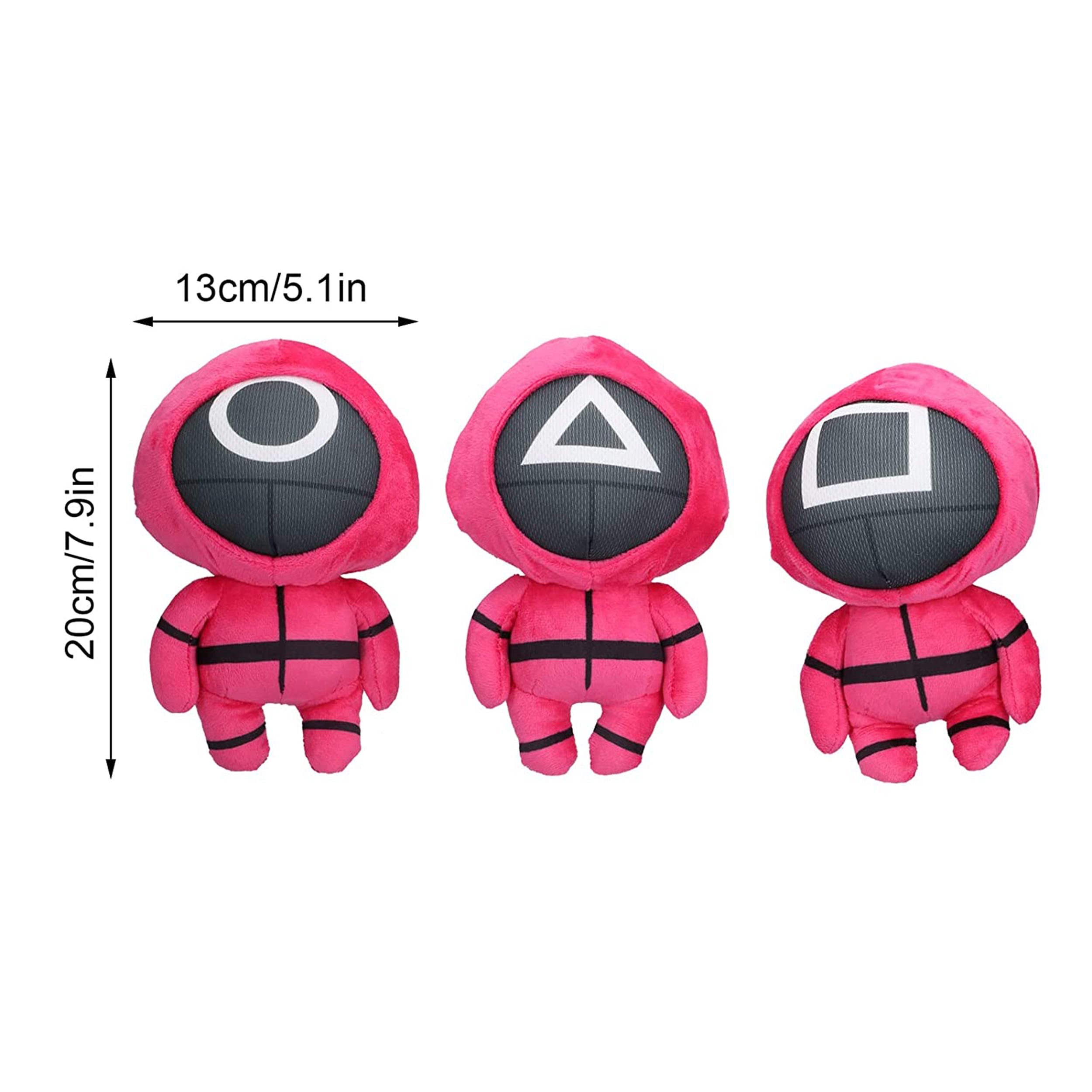 Dimensions Of Red Korean Game Plush Toy