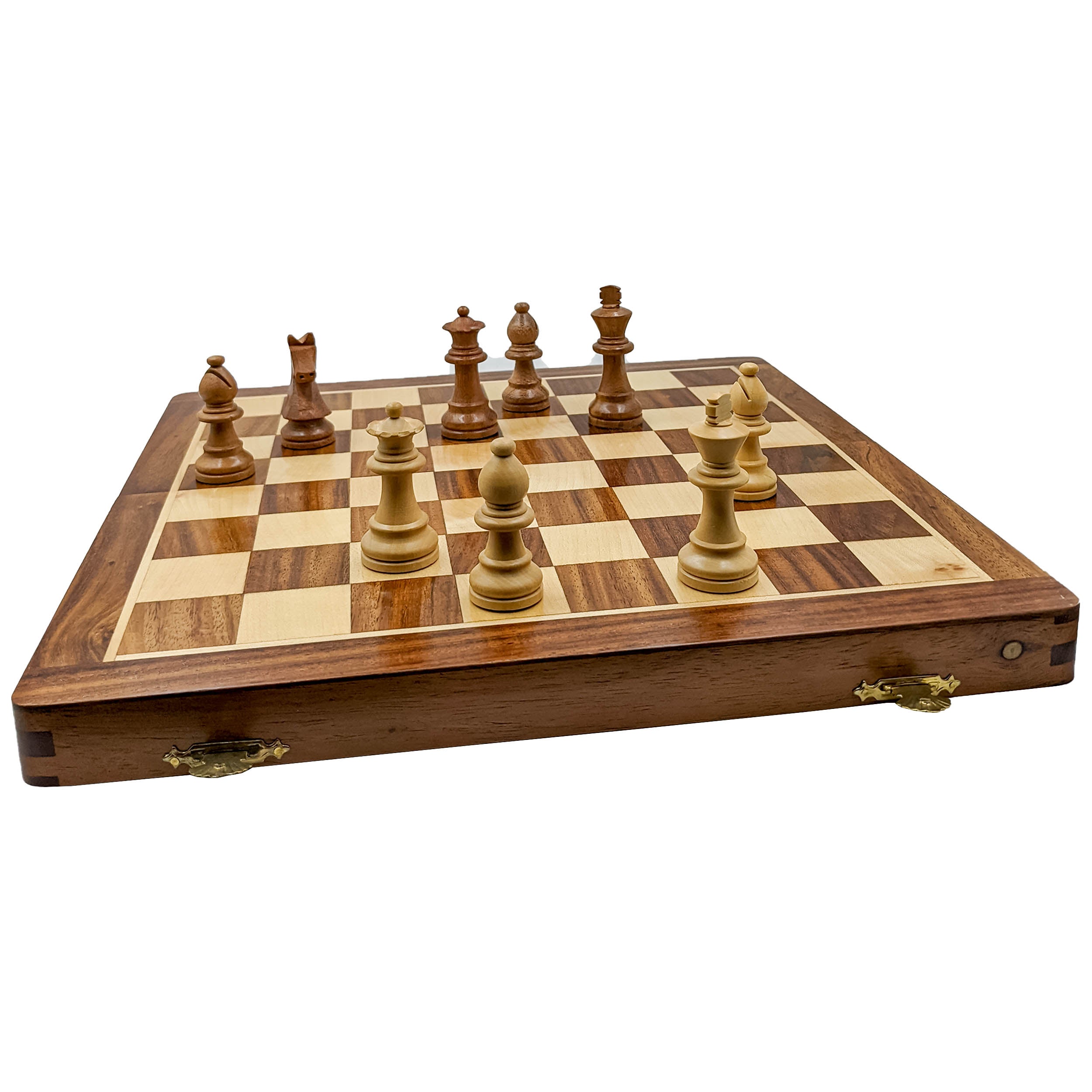 Handmade Folding Wooden Chess Board - Exquisite Design and Superior Quality