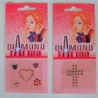 Wholesale STICK ON DIAMOND JEWEL TATTOO'S (Sold by the dozen) -* CLOSEOUT ONLY 25 CENTS EA