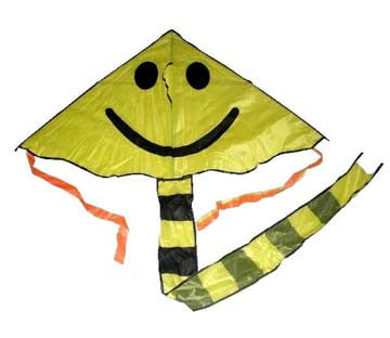 Wholesale SMILE FACE KITES WITH STRING (Sold by the dozen)  -* CLOSEOUT NOW ONLY $1.50 EA