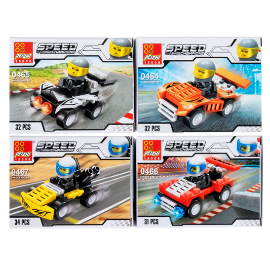 Micro Blocks Racing Vehicles Toy For Kids