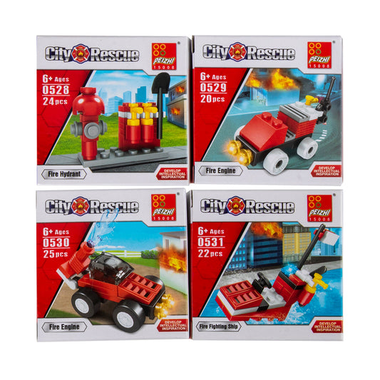 Micro Blocks City Rescue Toy For Kids Bulk
