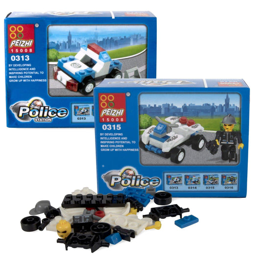 Micro Blocks Police Vehicles For Kids Toy Wholesale