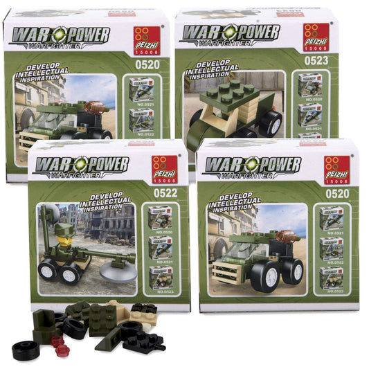 Micro Blocks Army Vehicle Toy For Kids