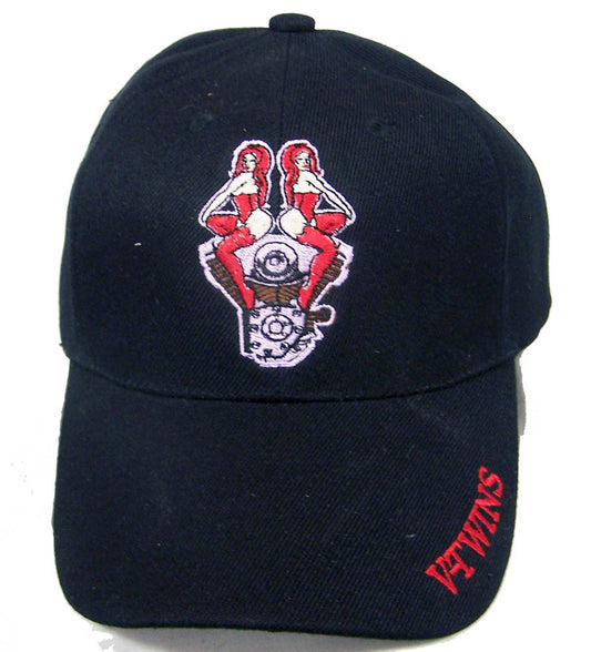 Wholesale V TWINS GIRLS EMBROIDERED BASEBALL HAT (Sold by the piece) -* CLOSEOUT ONLY $1.25 EA