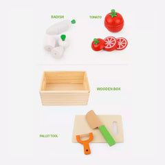 Vegetables Wooden Toys for Kids