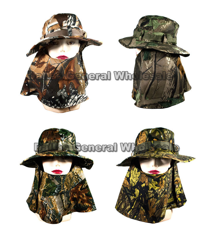 Hunting Buckets Hats with Cloak Wholesale