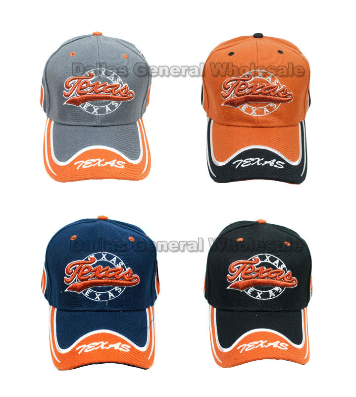 Texas Casual Baseball Caps Wholesale