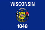 Wholesale WISCONSIN STATE 3' X 5' FLAG (Sold by the piece) *- CLOSEOUT $ 2.95 EA