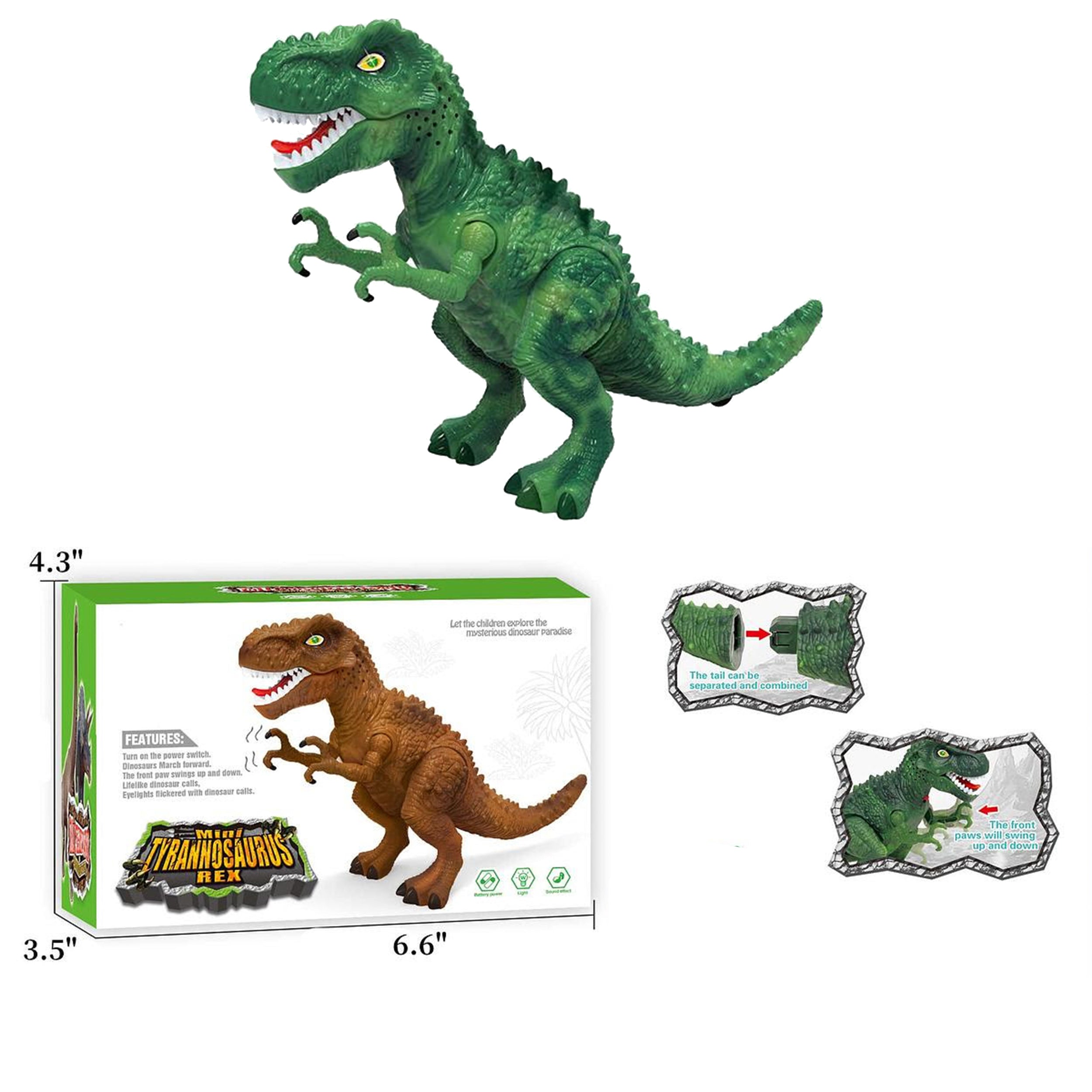 Walking T-Rex Brachiosaurus Walking Dinosaur Toy - Perfect for Dino Fans