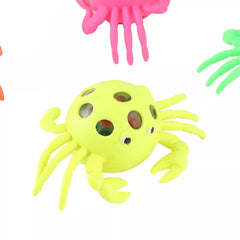 Crab Water Beads Filled Squishy Toy