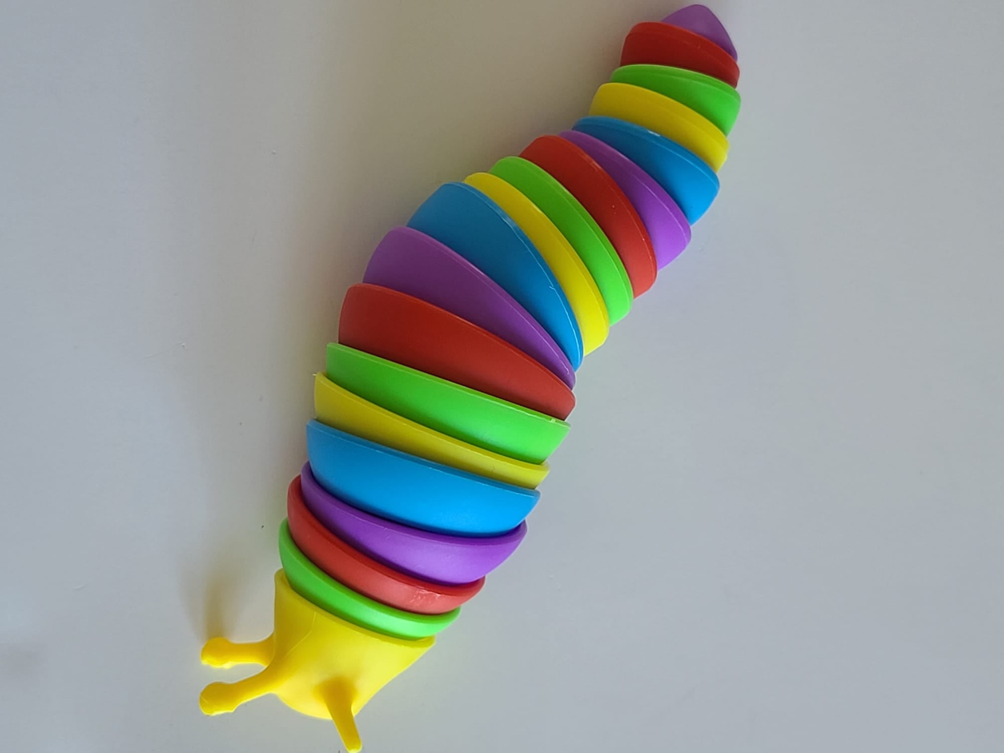 Rainbow Articulated Slug Fidget Toys