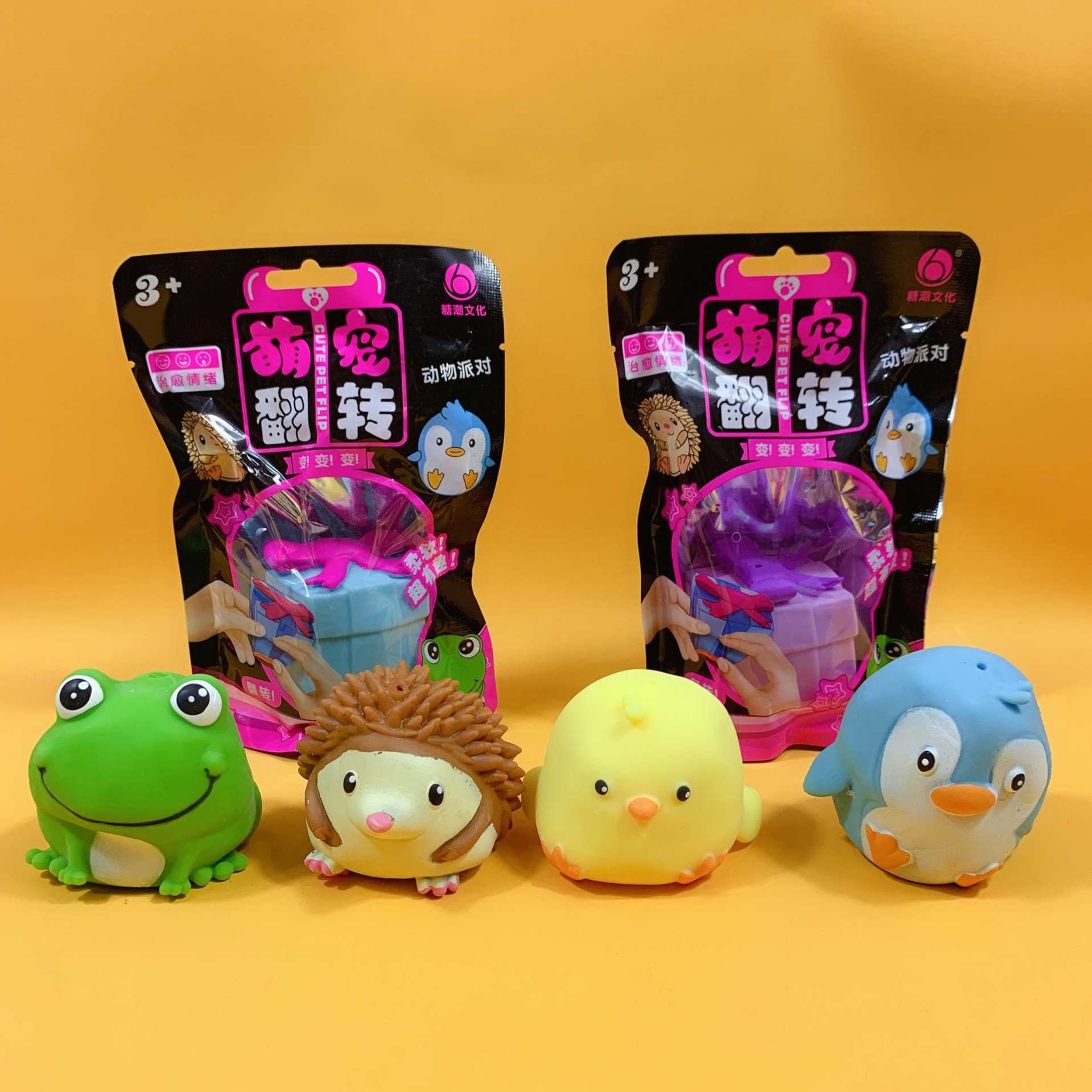 Flippy Animals Sensory Squeeze Toys