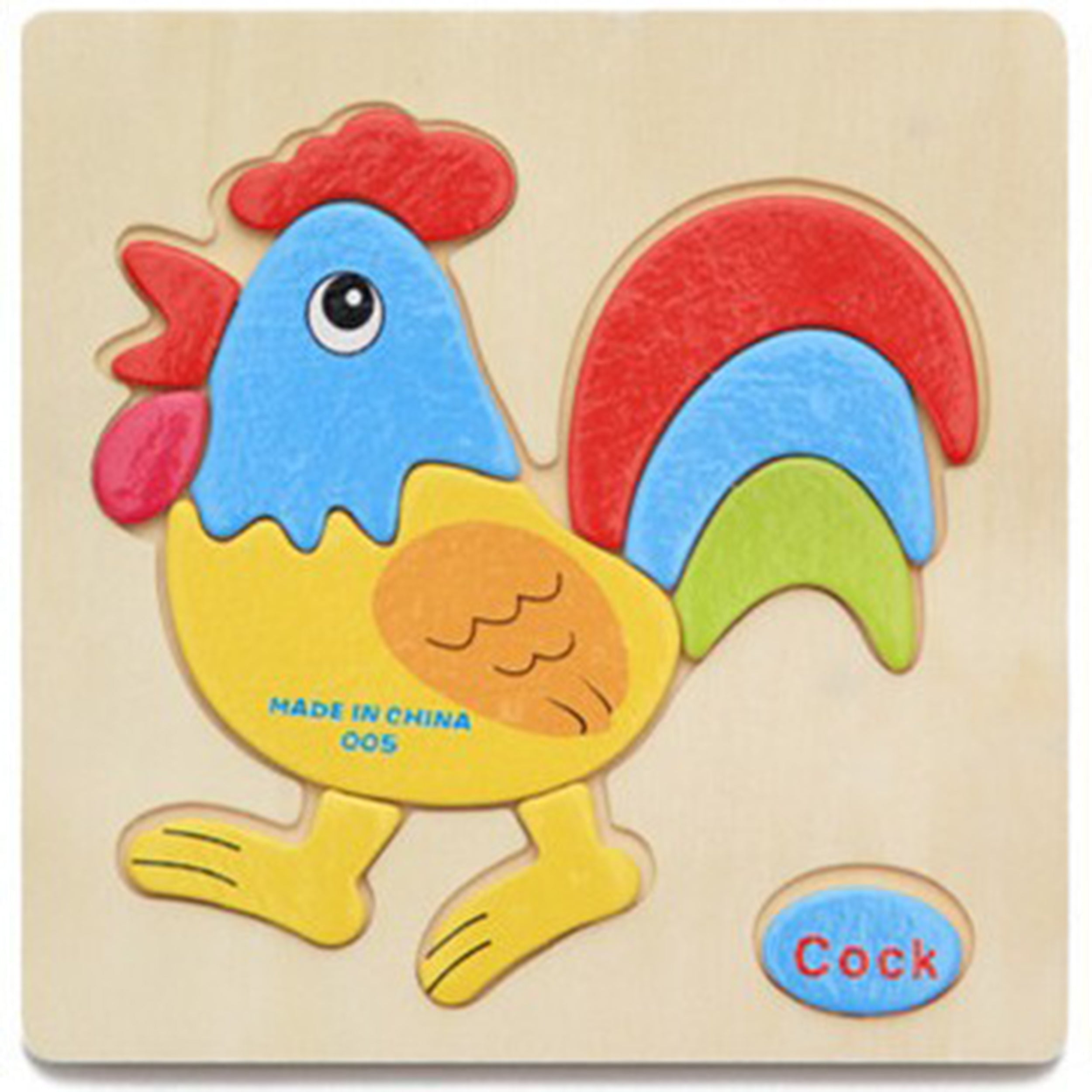 Wooden Puzzle For Kids And Toddlers Animal - Assorted Designs
