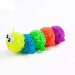 Light Up Your Playtime with our LED Worm Squishy Fidget Toy