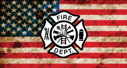 Buy FIRE DEPT AMERICAN FLAG METAL LICENSE PLATE ( sold by the piece or dozenBulk Price