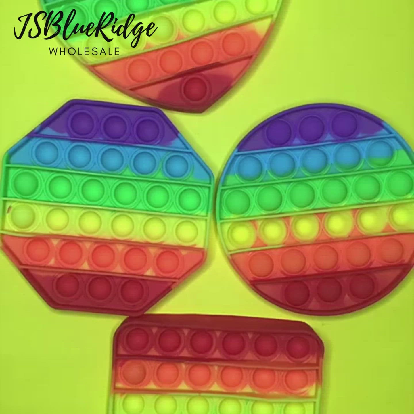Video Of Rainbow Flower Pop it Fidget Toy