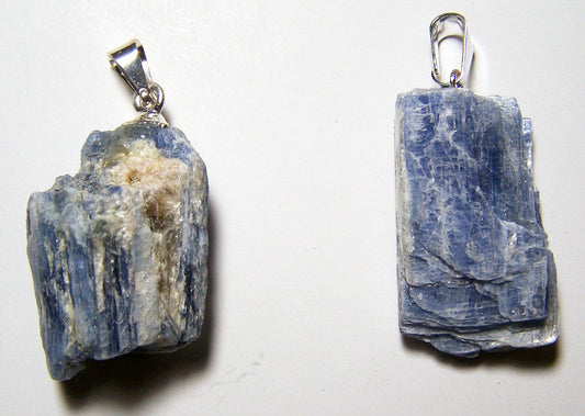 Buy BLUE KYANITE ROUGH NATURAL MINERAL STONE PENDANT (sold by the piece or bag of 10Bulk Price