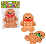 Buy GINGERBREAD MAN GLITTER BUBBLE POPPES 6" in Bulk