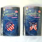 Wholesale AMERICAN FLAG SHAPED EMBROIDERED PATCHES