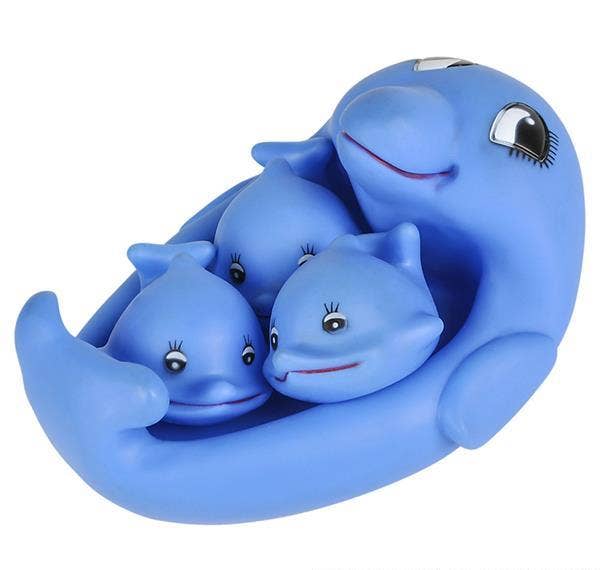 Buy DOLPHIN BATH PLAY SET 4PCS in Bulk