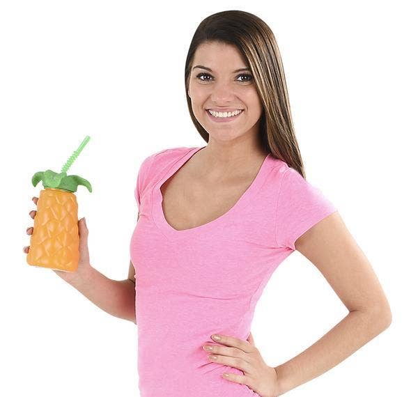 Buy PLASTIC PALM TREE CUP 7" 20 OZ in Bulk