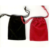 Wholesale LARGE 4 INCH DRAW STRING VELVET BAGS (Sold by the dozen- 100PC LOT BY color ) *- CLOSEOUT 25 CENT EA