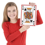 Buy JUMBO POKER CARD DECK 8.5" x 11.5" in Bulk