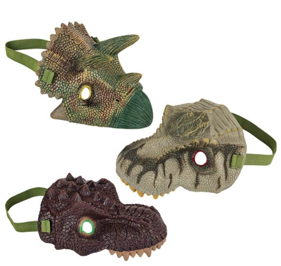 Buy PLASTIC DINO MASK in Bulk