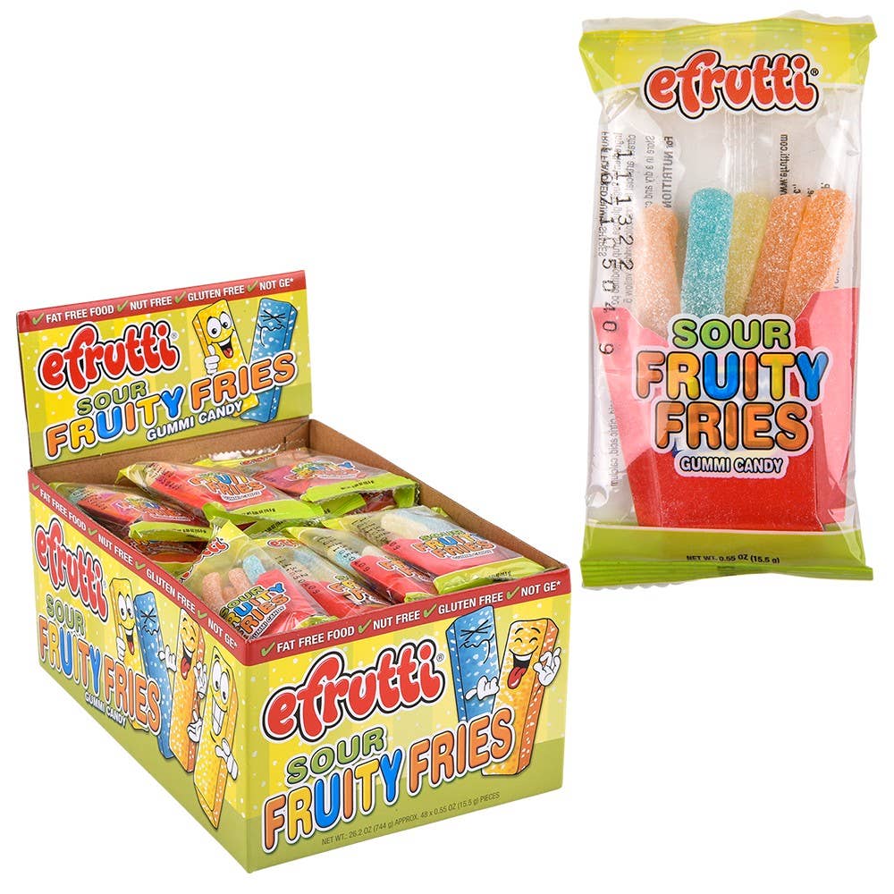 Buy Gummi Sour Fruity Fries in Bulk