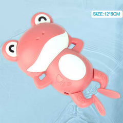 Wind Up Swimming Frog Baby Bath Toy