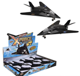 Buy 8" DIE-CAST PULL BACK F-117 NIGHTHAWK (6PCS/DISPLAY) in Bulk