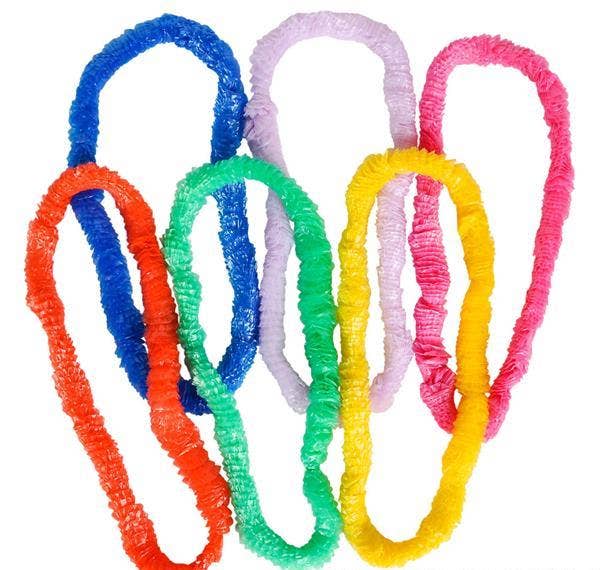 Buy PLASTIC LEIS 1.25" 32" LENGTH in Bulk