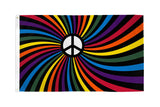 Wholesale RAINBOW PEACE SIGN 3' X 5' FLAG