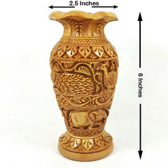 Handcrafted Wooden Vase/Pot - A Stunning Home Decorative Showpiece