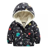 Keep Your Little Boy Dry and Stylish with Quilted and Prints Waterproof Kids Boys Jackets