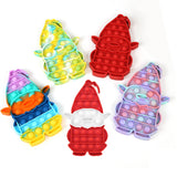 Christmas Gnomes Pop It Fidget Toys