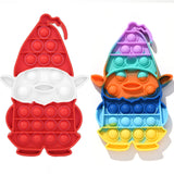 Christmas Gnomes Pop It Fidget Toys