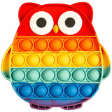 Rainbow Owl Pop It Fidget Toy