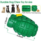 Grenade-Shaped Dog Chew Toy