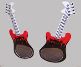 Wholesale Halloween Guitar Flames Design Assorted Party Sunglasses (Sold by DZ)