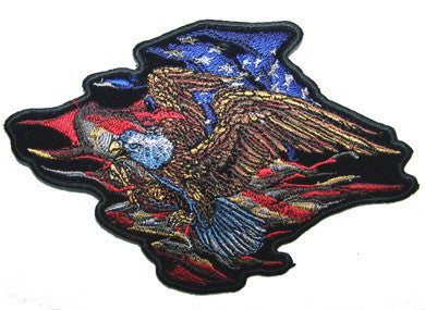 Buy AMERICAN FLYING EAGLE EMBROIDERED PATCHBulk Price